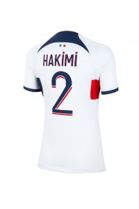 Fotbalové Dres Paris Saint-Germain Achraf Hakimi #2 Dámské Venkovní Oblečení 2023-24 Krátký Rukáv